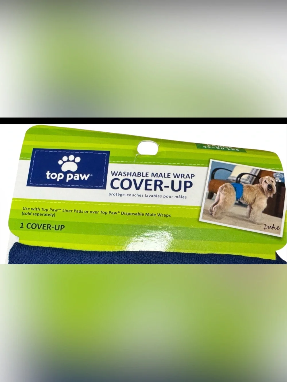 NWT TOP PAW Male Dog Cover Up Washable Wrap Diaper Belly Band bundle of 3 SZ L